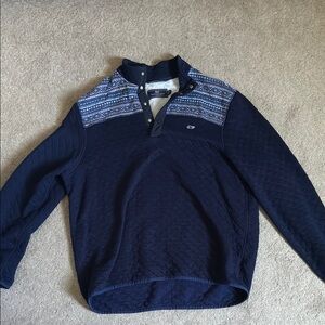 Vineyard Vines Navy Blue Crewneck Sweater
